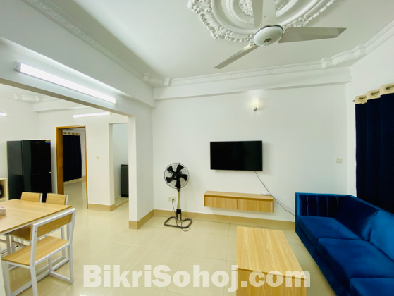 Furnished 2-Bed Flat in Bashundhara R/A